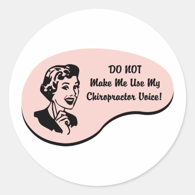 Adesivo Chiropractor Voice (Frente)