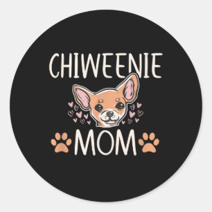 Adesivo chiweenie mom chihuahua cute dog owner love lover