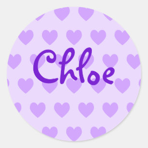 Adesivo Chloe em Roxo