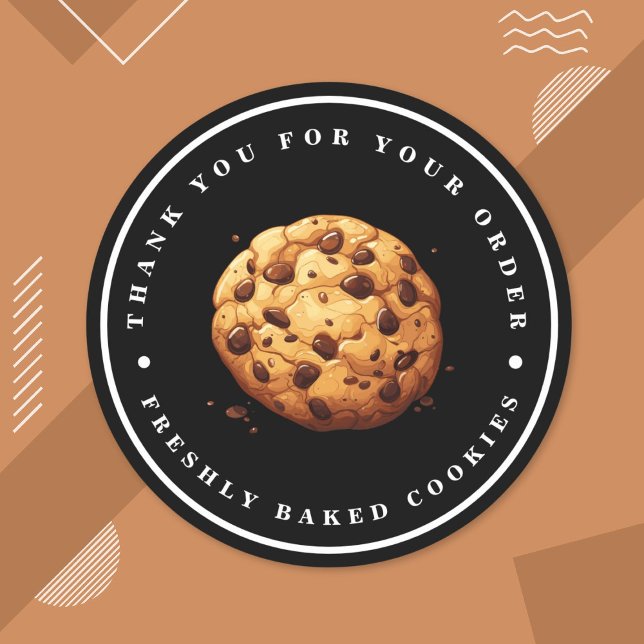 Adesivo Chocolate Chip Cookie Business Sticker (Criador carregado)