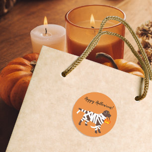 Adesivo Chocolate Halloween Labrador Mummy Stickers