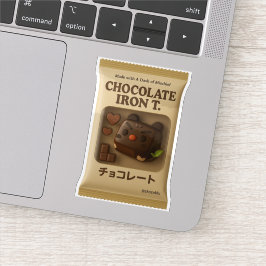 Adesivo Chocolate Iron T: Valentão Amargo Brinquedo