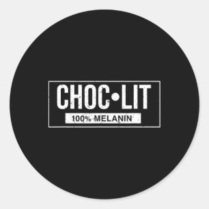 Adesivo Chocolate Melanina Divertida História Negra Junete