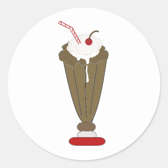 Adesivo Chocolate Milkshake (Frente)