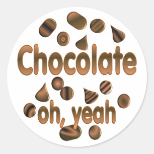 Adesivo Chocolate oh, yeah