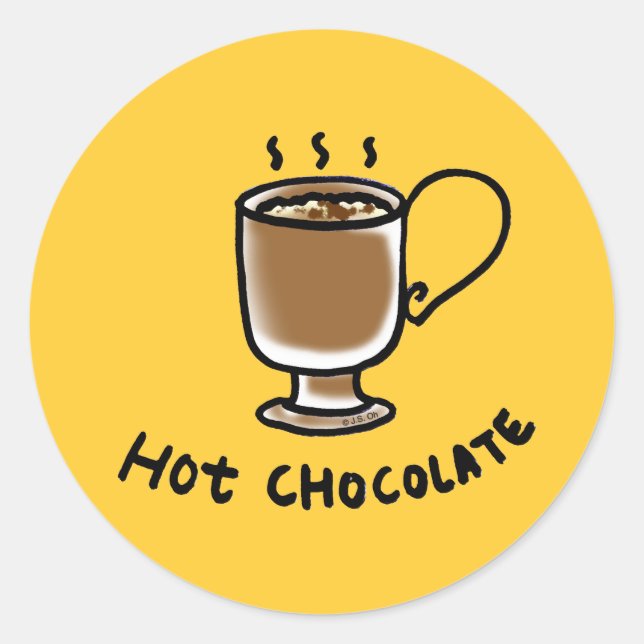 Adesivo Chocolate Quente (Frente)