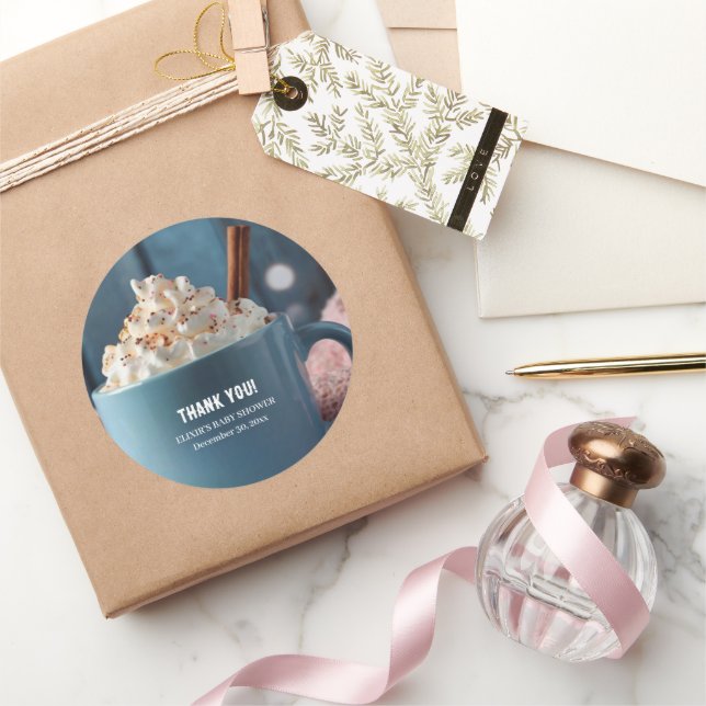 Adesivo Chocolate Quente com Chá de fraldas de Creme Ocupa (Presentear)