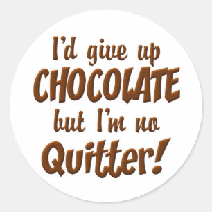 Adesivo Chocolate Quitter
