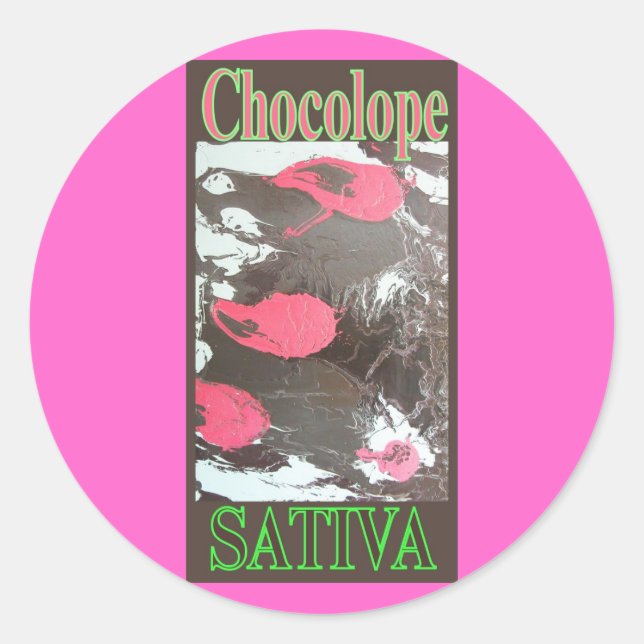 ADESIVO CHOCOLOPE SATIVA (Frente)