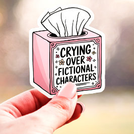 Adesivo Chorando por Personagens Fictícios em Vinil