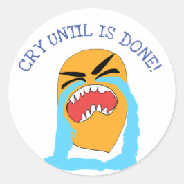 Adesivo chorar até terminar