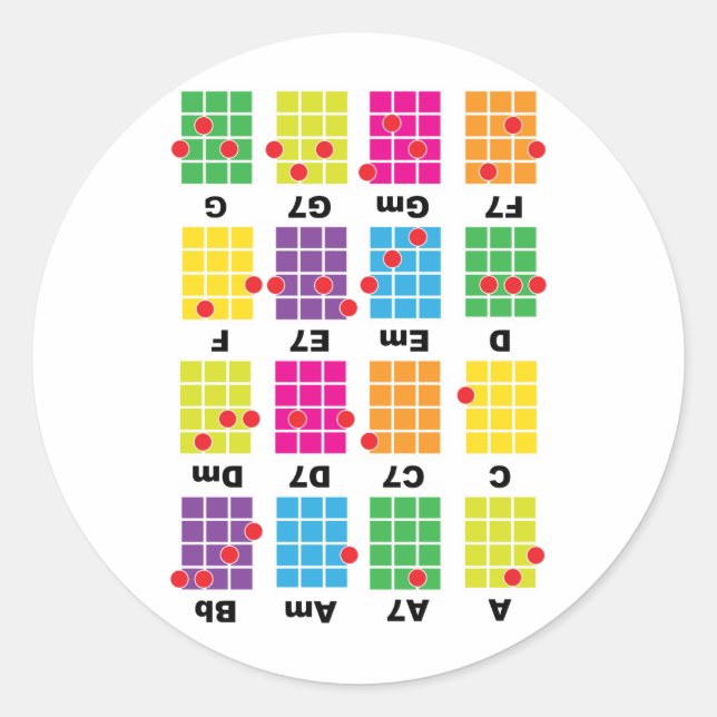 Adesivo Chord Cheat Tee White (Frente)