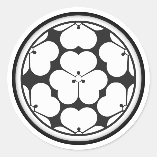 Adesivo Chosokabe Clan Kamon (Frente)