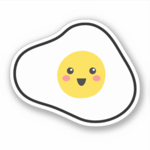 Adesivo Chovinho frito do estilo kawaii