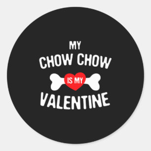 Adesivo Chow Chow É Meu Cachorro Do Dia Dos Namorados Chow