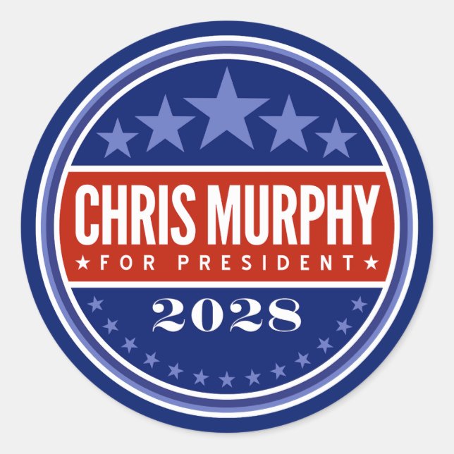 Adesivo Chris Murphy Presidente 2028 (Frente)