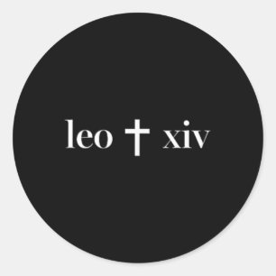 Adesivo Christian Cross Minimamente Religioso Fé Papa Leo