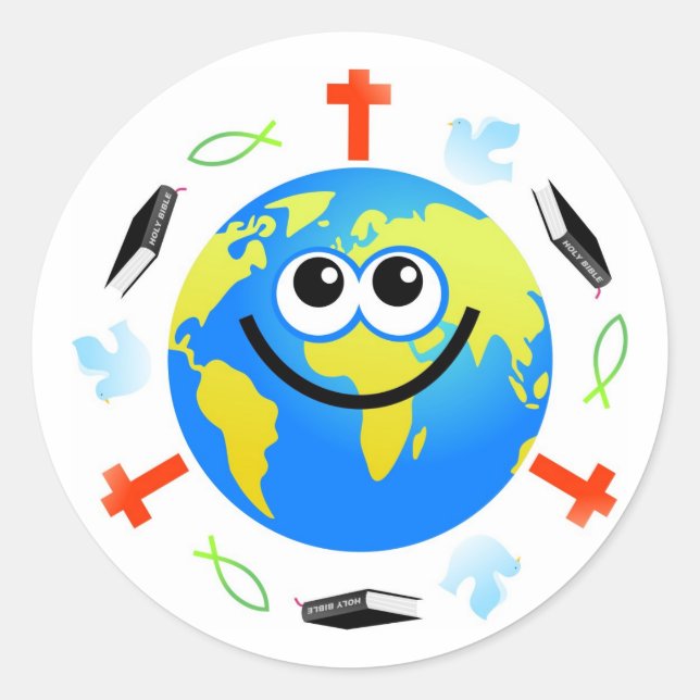 Adesivo Christian Globe (Frente)