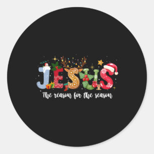 Adesivo Christian Jesus A Razão Do Feriado De Natal