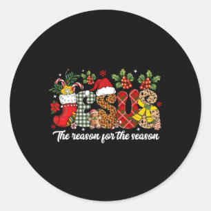 Adesivo Christian Jesus A Razão Do Feriado De Natal