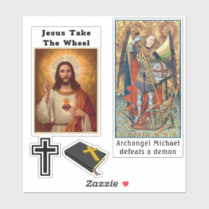 Adesivo Christian Jesus Cruz Decretou Janela ou Laptop de 