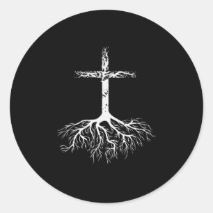 Adesivo Christian Root sua fé em Jesus Cristo Root Tre