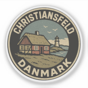 Adesivo Christiansfeld, Dinamarca Danmark