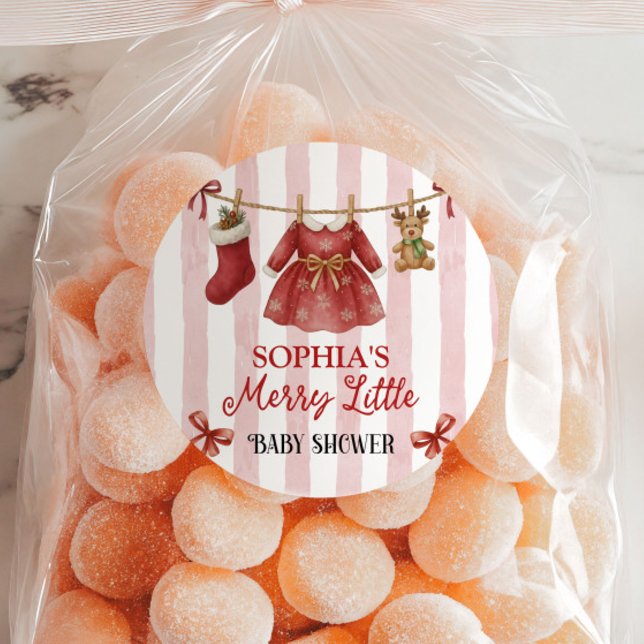 Adesivo Christmas Baby Shower  (Criador carregado)