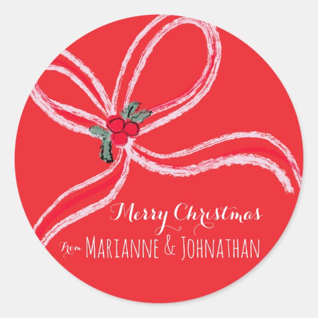 Adesivo Christmas Bows Corporate Office Event (Frente)