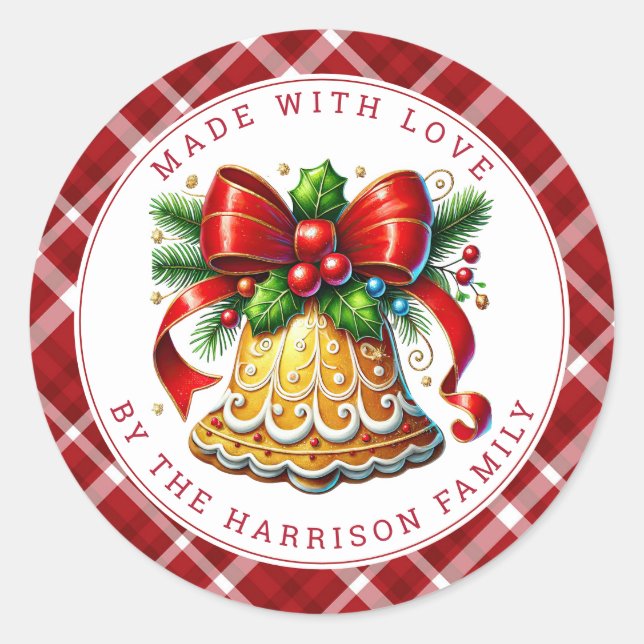 Adesivo Christmas Cookies Round Stickers (Frente)