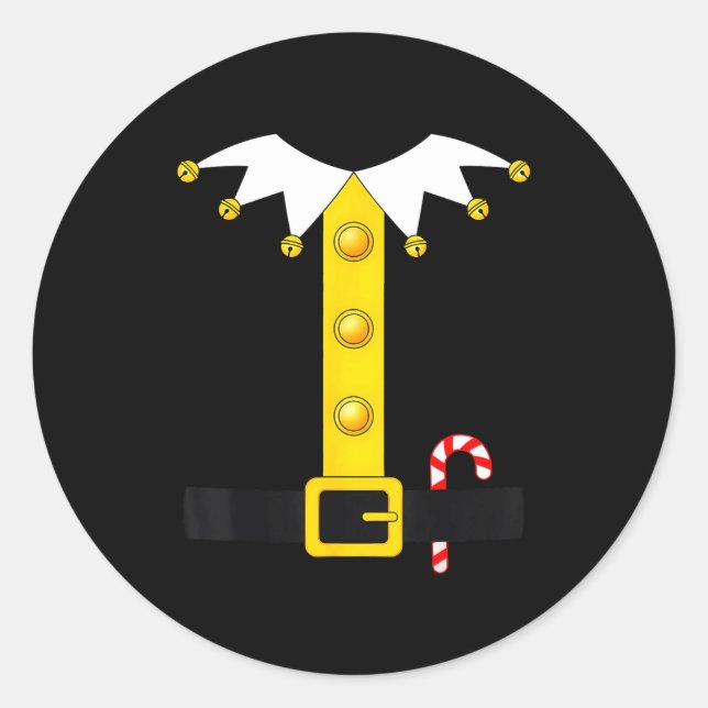 Adesivo Christmas Elf Costume  (Frente)