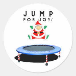 Adesivo Christmas Holiday Trampoline Gymnastics