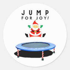 Adesivo Christmas Holiday Trampoline Gymnastics