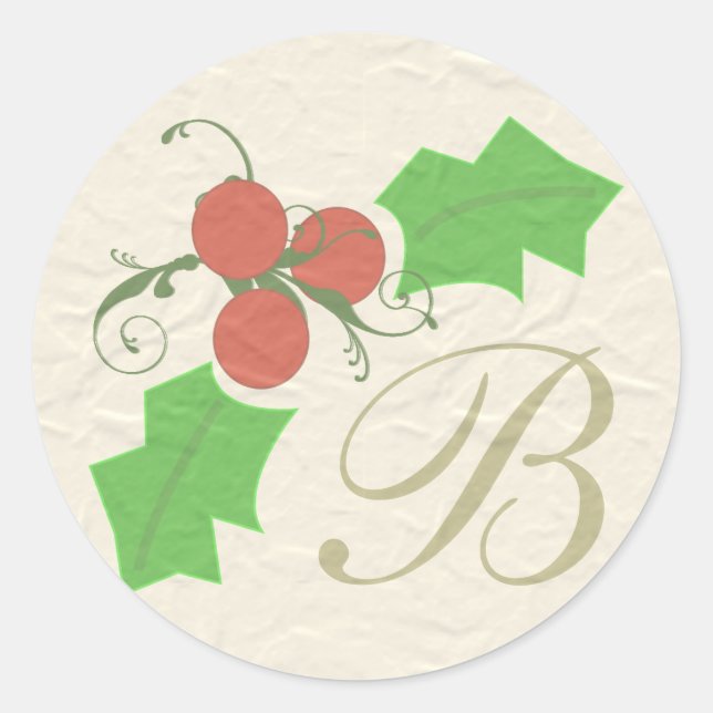 Adesivo Christmas Holly Sticker (Frente)