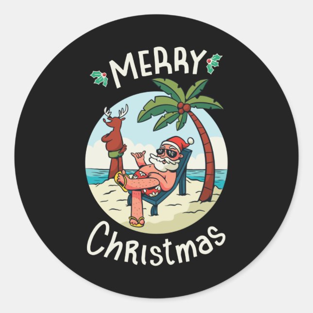 Adesivo Christmas in July (Frente)