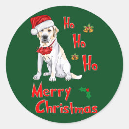 Adesivo Christmas Labrador
