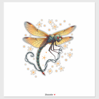 Adesivo Christmas Lights Dragonfly
