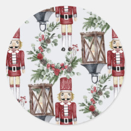 Adesivo Christmas nutcrackers and lanterns