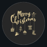 Adesivo Christmas Ornaments Decoration Merry Christmas<br><div class="desc">Great Christmas design with beautiful Christmas ornaments and the lettering "Merry Christmas". Happy Christmas and a Happy New Year. Suitable for adults and children.</div>