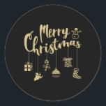 Adesivo Christmas Ornaments Decoration Merry Christmas<br><div class="desc">Great Christmas design with beautiful Christmas ornaments and the lettering "Merry Christmas". Happy Christmas and a Happy New Year. Suitable for adults and children.</div>