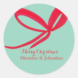 Adesivo Christmas Red Bows Hand Drawn