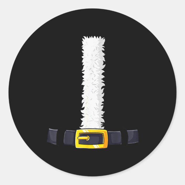 Adesivo Christmas Santa-santa Claus Costume Fun Santa Suit (Frente)