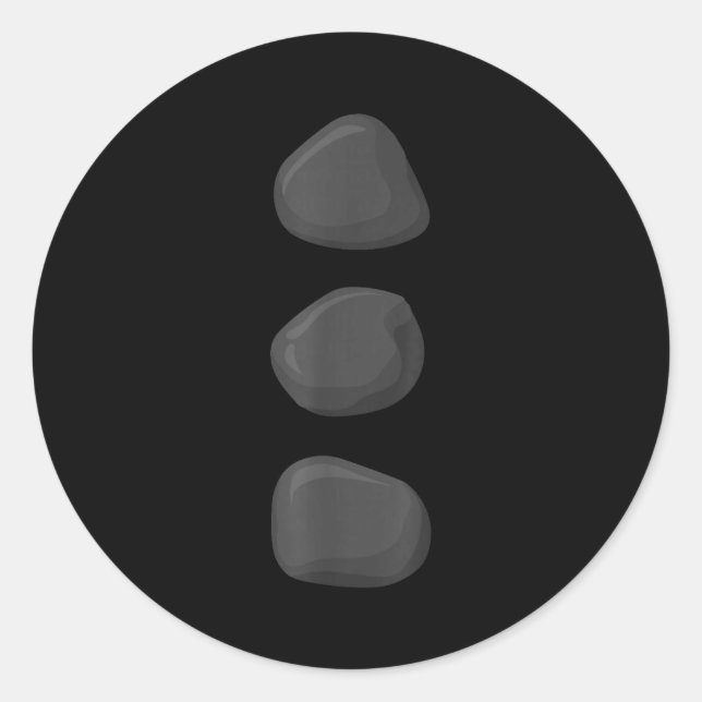 Adesivo Christmas Snowman Three Black Buttons Xmas Costume (Frente)