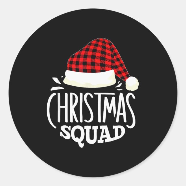 Adesivo Christmas Squad Family Group Matching Christmas Pa (Frente)