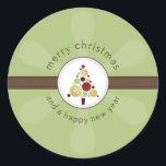 Adesivo CHRISTMAS STICKER: Árvore moderna 2<br><div class="desc">Ilustração e design original de Kat Massard copyright 2009. - - - - - - - - - - - - - - - - - - - - - - - - - - - - - - - - - - - - - - - - - -...</div>