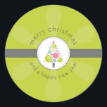 Adesivo CHRISTMAS STICKER: Árvore moderna 3<br><div class="desc">Ilustração e design original de Kat Massard copyright 2009. - - - - - - - - - - - - - - - - - - - - - - - - - - - - - - - - - - - - - - - - - -...</div>