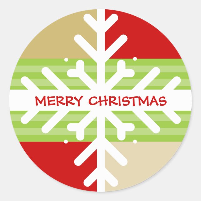 Adesivo CHRISTMAS STICKER: dissecação do floco de neve 4 (Frente)