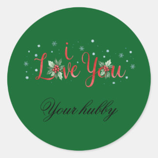 Adesivo Christmas sticker Love