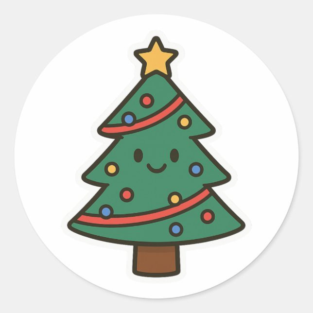 Adesivo Christmas tree (Frente)