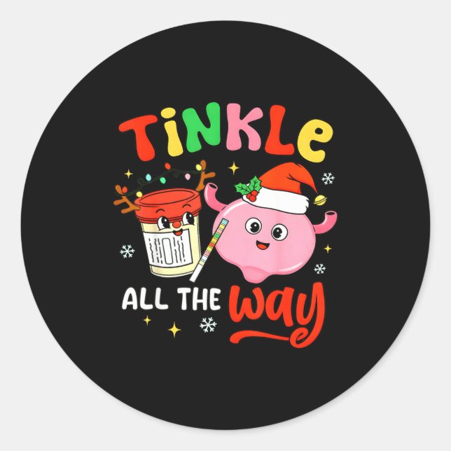 Adesivo Christmas Urologist Nephrologist T Healthcare Work (Frente)